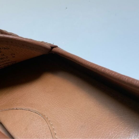 *COACH 'ARLENE' Classic Brown Loafer Logo Horsebit Flats - Picture 10 of 12